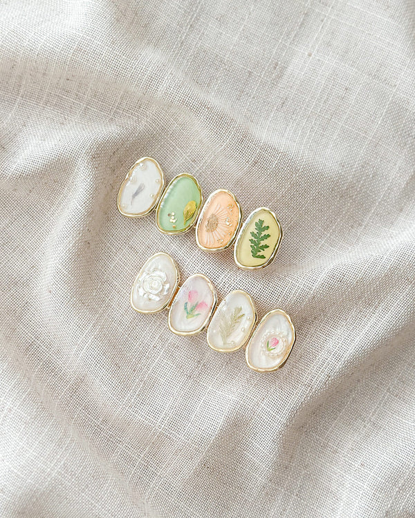 Preserved Garden Hair Clip